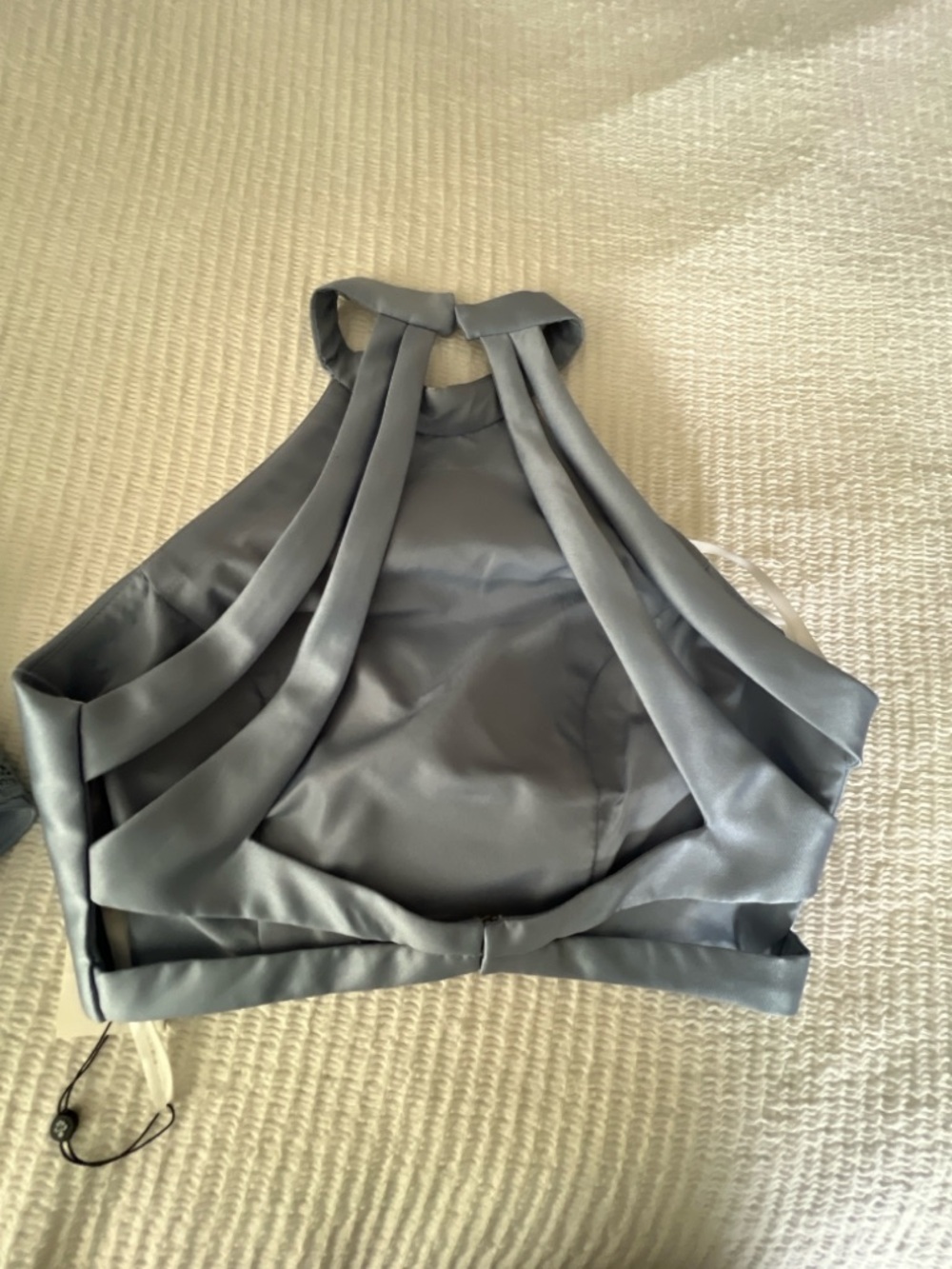 Alyce Paris Light French Blue Satin Circle Skirt Two-Piece Size 4 NWT - Picture 5 of 8